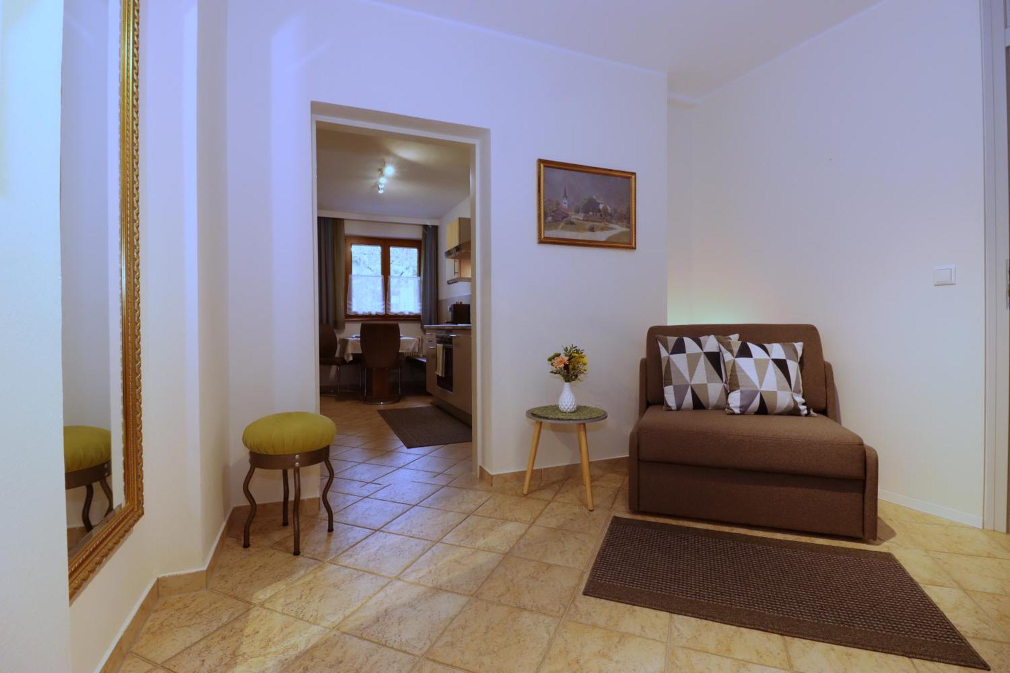 Appartement Dallavia Unterleibnig Kamer foto
